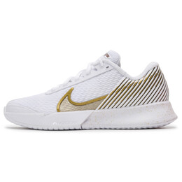 Nike Кроссовки женские Court Vapor Pro 2 HC WMB белые с пурпурно-золотым металликом, цвет White Gold hf3631-100 | white gold