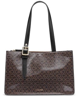 Фирменная сумка-тоут Havana Calvin Klein, коричневый 19206976 | brown khk