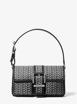 Сумка Colby Mk2000 с жаккардовым логотипом Michael Kors, черный 30t5sbal8j | black