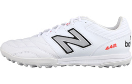 New Balance Кроссовки футбольные мужские 442 V2 Pro TF с резиновыми шипатами амортизирующие износостойкие белый - белый, цвет White ms41twt2-2e | white
