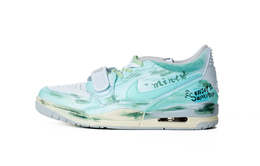 Jordan Легаси 312 винтажные баскетбольные кроссовки мужские низкие бело-зеленые, цвет White Green hj9199-111（team240-薄荷青柠） | white green