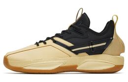 Anta GH3 немецкая овчарка мужские противоскользящие износостойкие низкие баскетбольные кроссовки желто-черные 112241103-3