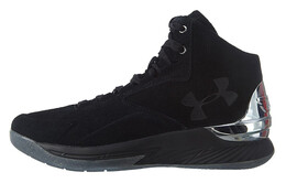 Кроссовки Under Armour Curry 1 Lux Mid Sde Black/Metallic Silver-Black 1296617-001