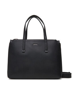 Сумочка Ck Must Tote Md LV04F3098G Calvin Klein, черный 8719849882136 | schwarz