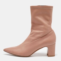 Valentino: Розовые ботинки 