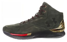 Кроссовки Under Armour Curry 1 Lux Mid Suede Downtown Green 1296617-330