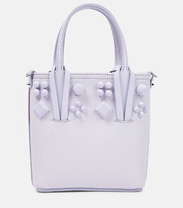 Сумка-тоут Cabata N/S Mini из кожи Christian Louboutin, фиолетовый p00667943 | purple
