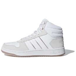 Баскетбольные кроссовки Hoops 2.0 Basketball Shoes Women's Mid-Top White Adidas b42109 | white