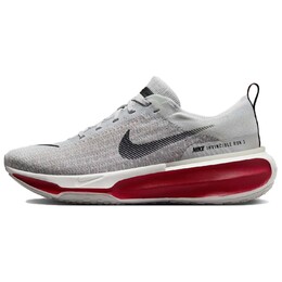 Кроссовки Nike ZoomX Invincible Run 3 White Fire Red, серый dr2615-102 | gray