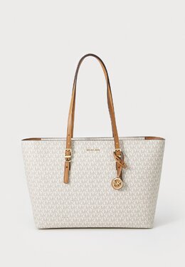 Сумка-тоут QUINN TOTE Michael Kors, кремовый mk151h1sl-a11 | vanilla/acrn