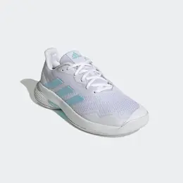 Теннисные кроссовки Adidas Performance "COURTJAM CONTROL", подходят для полов в помещении, цвет Cloud White / Bliss Blue / Cloud White 2971465689 | cloud white / bliss blue / cloud white