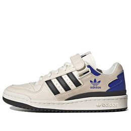 Кроссовки форум низкий Adidas, белый hq4426 | white/core black/lucid blue