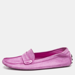 Louis Vuitton: Розовые мокасины 