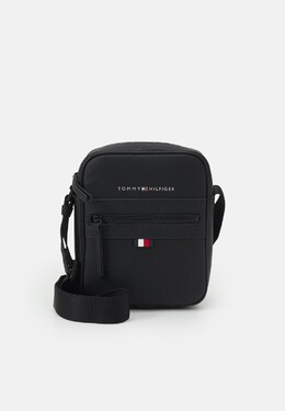 Сумка через плечо Tommy Hilfiger из экокожи с логотипами бренда, черный to154h0am-q11 | black
