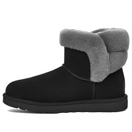 Кроссовки Saniya mini suede classic boot Ugg, черный 1153512-blk | black