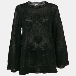 M Missoni: Чёрный топ 