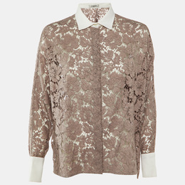 Valentino: Фиолетовый топ 