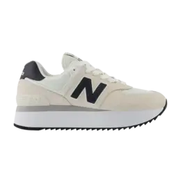 Кроссовки New Balance Wmns 574+, кремовый wl574zah | cream