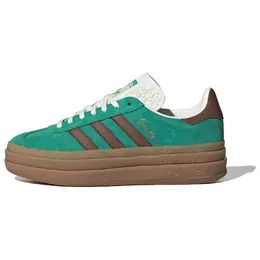 GAZELLE BOLD Скейтбордические кеды женские низкие зеленый/коричневый Adidas jp8045 | green/brown
