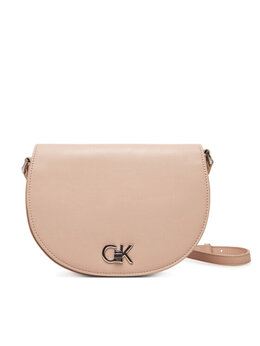 Сумочка Ck Hw Crossbody Saddle Bag K60K613236 Calvin Klein, розовый 8719849111144 | rosa