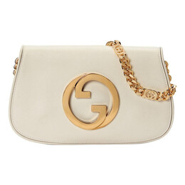Сумка blondie shoulder bag 'white' Gucci, белый 699268-uxx0g-9022 | white