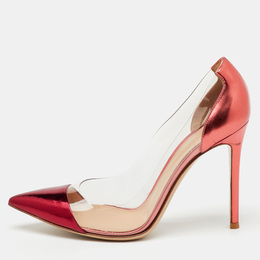 Gianvito Rossi: Бордовые туфли  Plexi