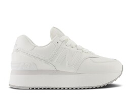 Кроссовки New Balance Wmns 574+ 'White Grey Matter', белый wl574zfw | white