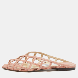 Jimmy Choo: Розовые сандалии 