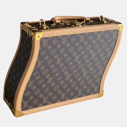 Louis Vuitton Brown Monogram Canvas Cotteville Wavy Trunk Bag 1138035