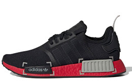 Кроссовки Adidas Nmd R1 Black Grey Scarlet fv3907