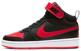 Кроссовки Nike Court Borough Mid 2 Black University Red GS cd7782-003