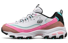 Кроссовки женские D"Lites 1.0 Chunky с низким верхом, белые/розовые/синие Skechers 13146-wpkb