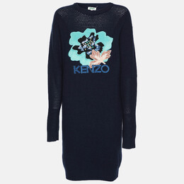 Kenzo: Синий свитер 