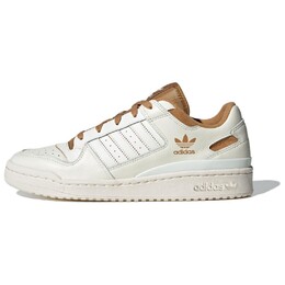 Кроссовки Adidas FORUM Skateboarding Shoes Unisex Low-top Han Jade White / Wheat Brown, коричневый jh6335 | han jade white / wheat brown