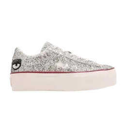 Кроссовки Converse Chiara Ferragni x Wmns One Star Platform Ox 'Glitter', серебряный 562027c | silver