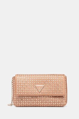 Кожаная клатч Zalina Guess, оранжевый hwxg93.50700 | pomarańczowy