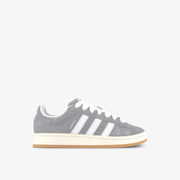 Низкие замшевые кроссовки Campus 00s с фирменными полосками Adidas, белый r04331380 | grey white