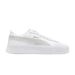 Кроссовки Wmns Smash Platform Low Puma, белый 366487 06 | white/white/white