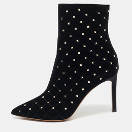 Valentino: Чёрные ботинки  Rockstud