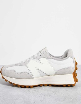 New Balance - 327 - Замшевые кроссовки серого цвета 109518356 | grigio
