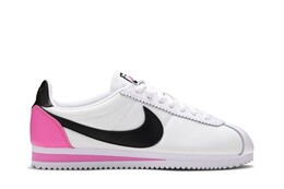 Кроссовки Nike Wmns Classic Cortez PREM China Rose, белый 905614 106 | china rose