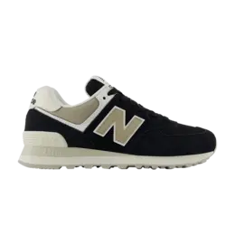 Кроссовки New Balance Wmns 574 Black Elephant Bone, черный wl574dk2 | black elephant bone