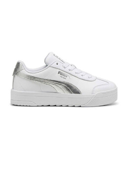 Кроссовки roma feminine metallic Puma, белый 39882501 | bianco/argento