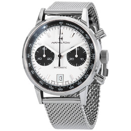Hamilton American Classic Chronograph Automatic White Dial Mens Watch h38416111