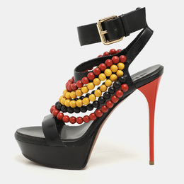 Burberry: Чёрные сандалии 