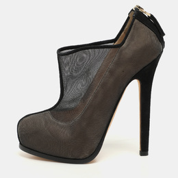 Fendi: Чёрные ботинки 