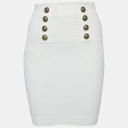 Balmain: Белая юбка 