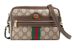 Ophidia Canvas With Leather Camera Bag, Crossbody Bag, Shoulder Bag Unisex Gucci 517350-96iws-8745