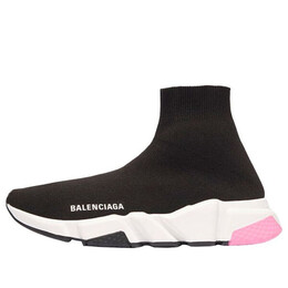 Кроссовки speed trainer 'black pink' Balenciaga, черный 587280w17031070 | black/white/pink