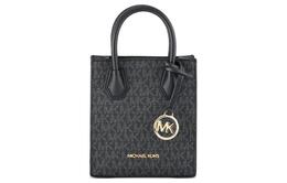 Сумка-шоппер Mercer из кожи, через плечо, женская миниатюрная черная Michael Kors 35t1gm9c0i-black